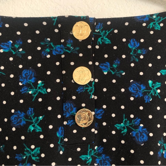 Draper James x Eloquii Forget Me Dots Floral Polka Dot Dress - Picture 8 of 10